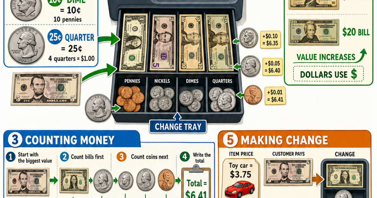 Visual Money Math Math: Money Math Infographic | LivePhysics™