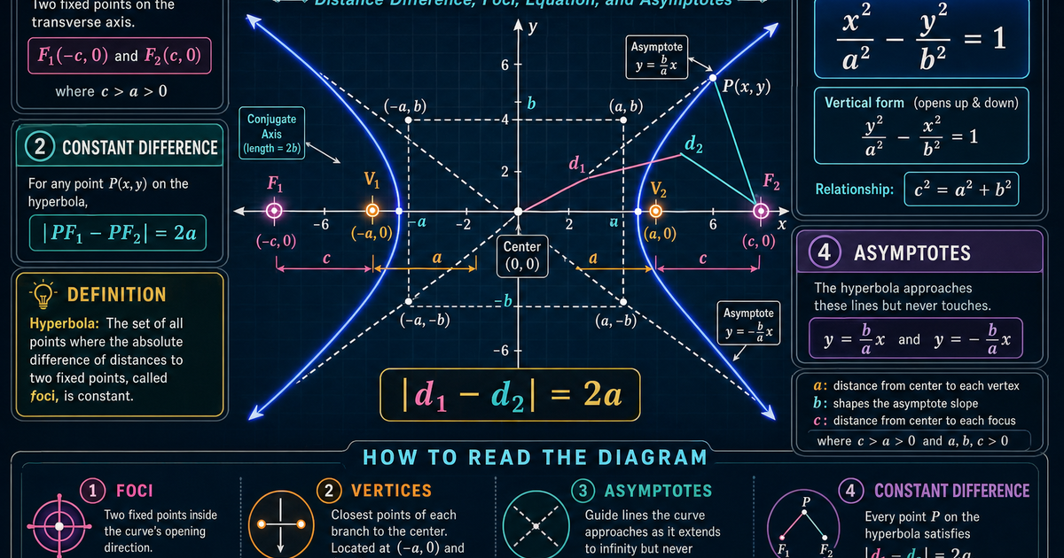 Math: The Hyperbola Infographic | LivePhysics™