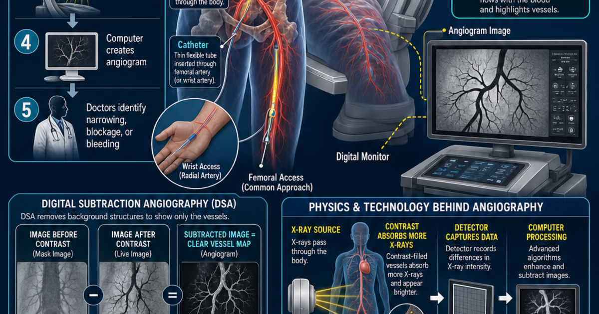 Medical Technology: Angiography Infographic | LivePhysics™