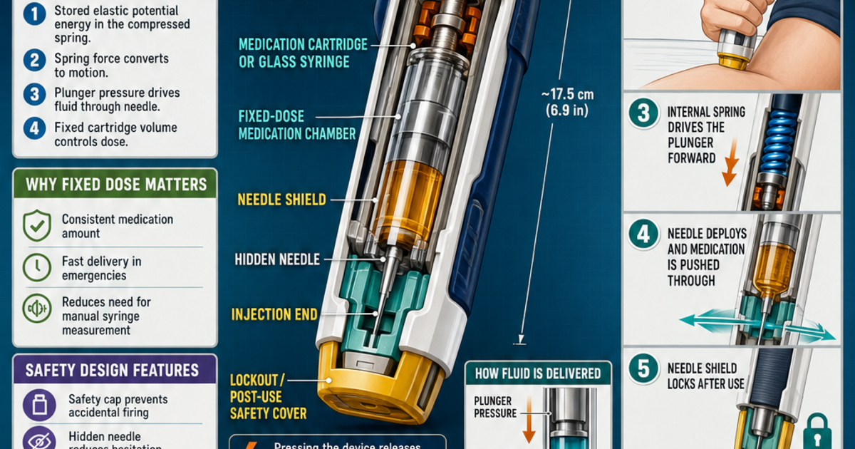 Medical Pro Injectors Medical Technology: Auto-Injectors Infographic | LivePhysics™
