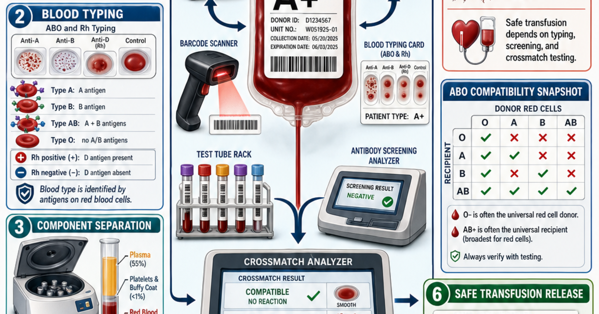 Medical Technology: Blood Bank Technology Infographic | LivePhysics™