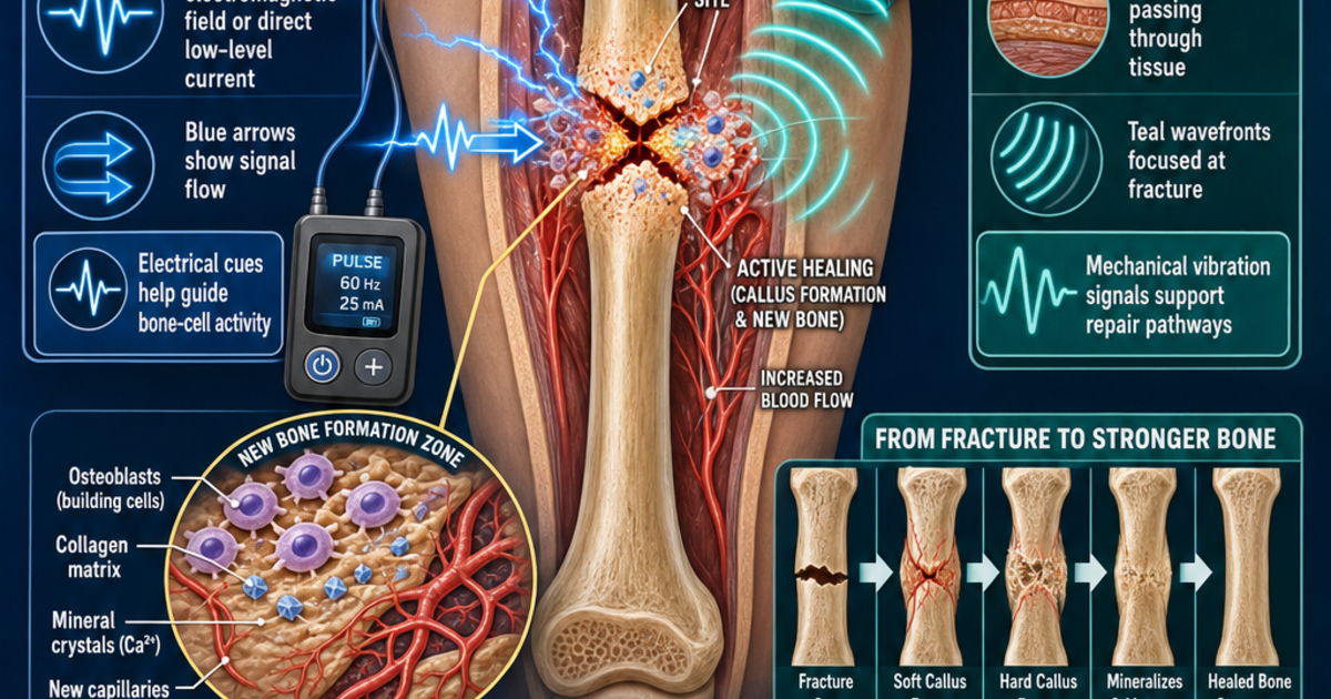 Medical Technology: Bone Growth Stimulators Infographic | LivePhysics™