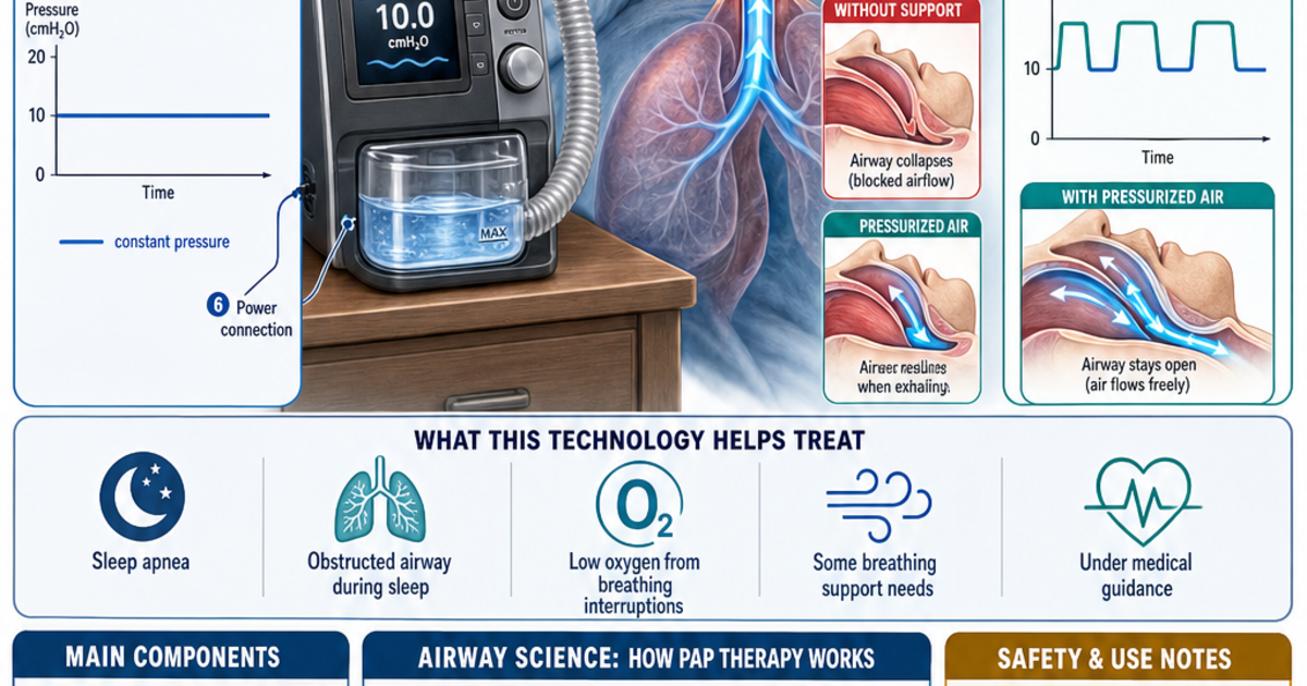 Who Invented Cpap Machine Medical Technology: CPAP and BiPAP Machines Infographic | LivePhysics™