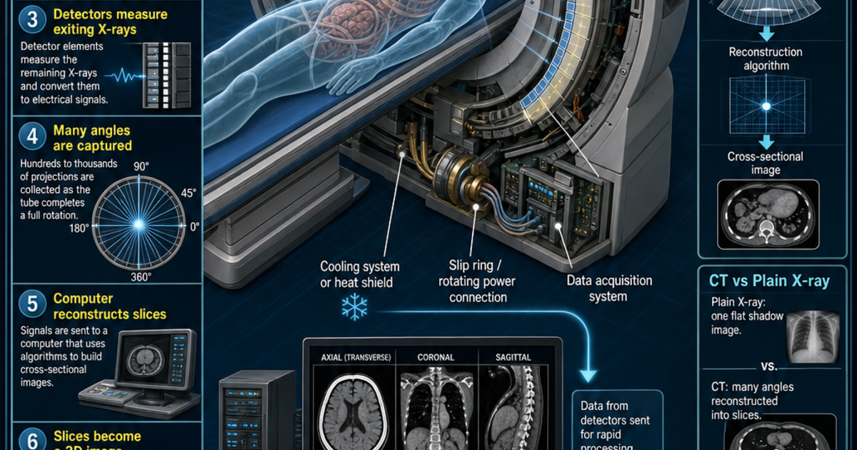 Medical Technology: CT Scanners Infographic | LivePhysics™