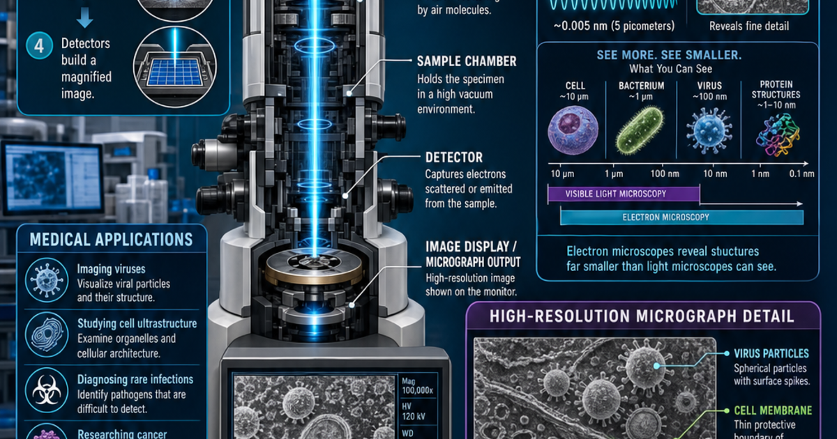 Medical Technology: Electron Microscopes in Medicine Infographic ...