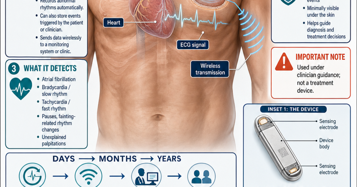 Medical Technology: Implantable Loop Recorders Infographic | LivePhysics™