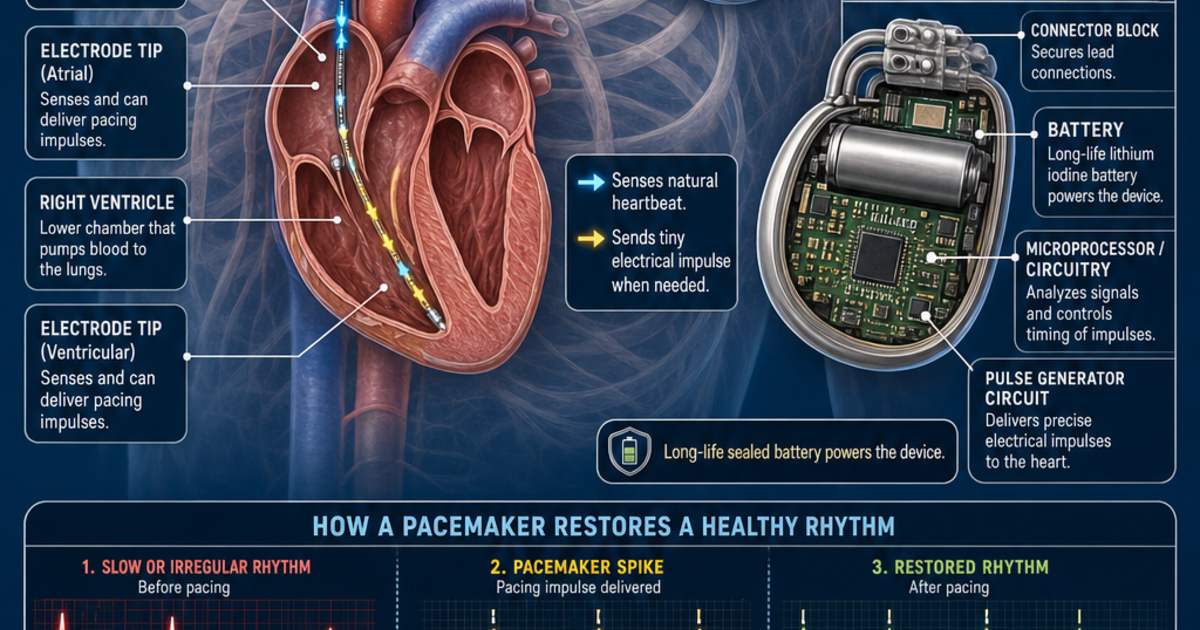 Medical Technology: Pacemakers Infographic | LivePhysics™