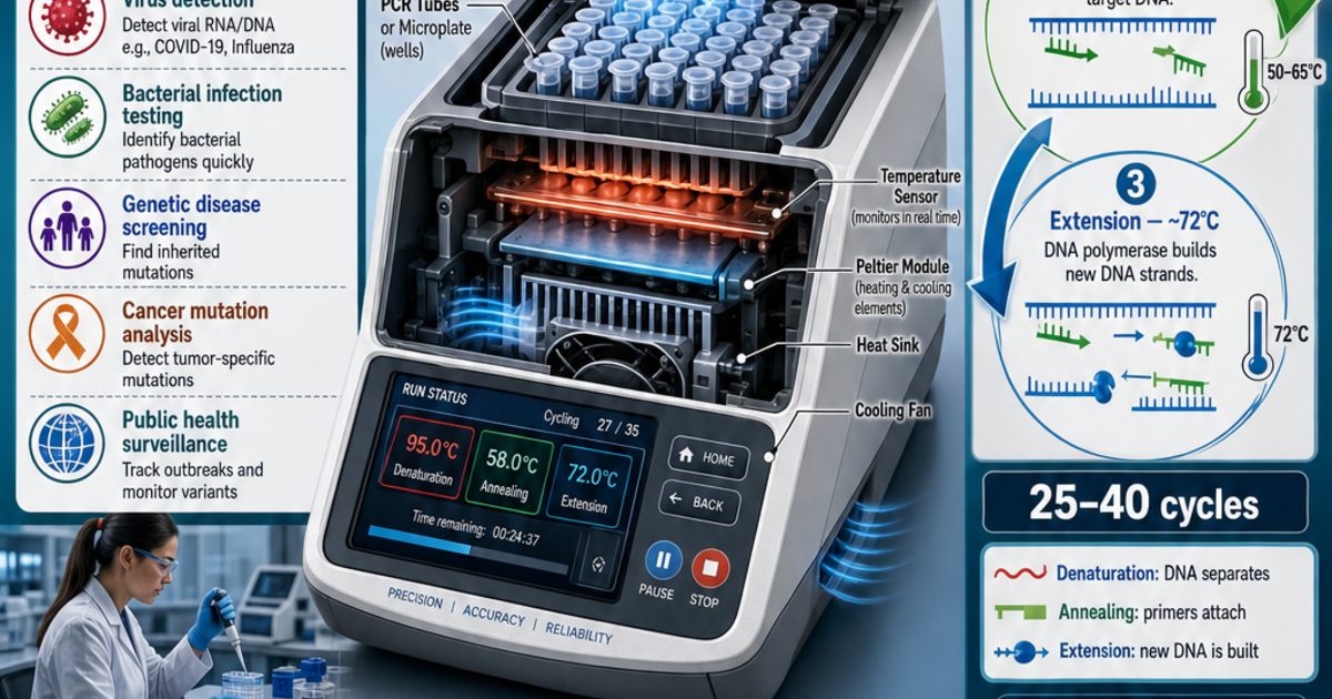 Medical Technology: PCR Machines Infographic | LivePhysics™