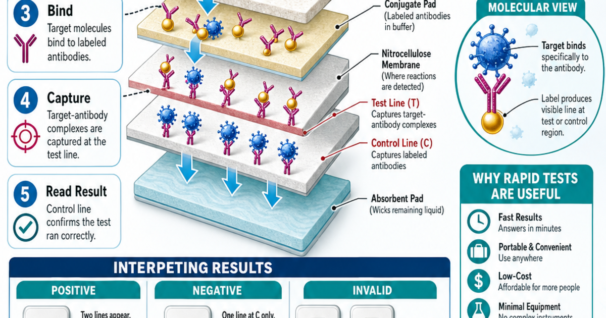 Quick Test Medical Technology: Rapid Diagnostic Tests Infographic | LivePhysics™
