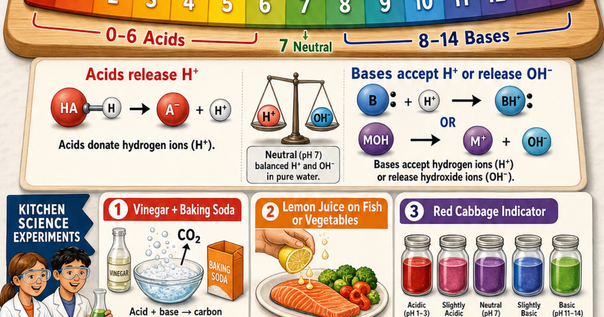Nutrition & Food Science: Acids and Bases in the Kitchen Infographic ...
