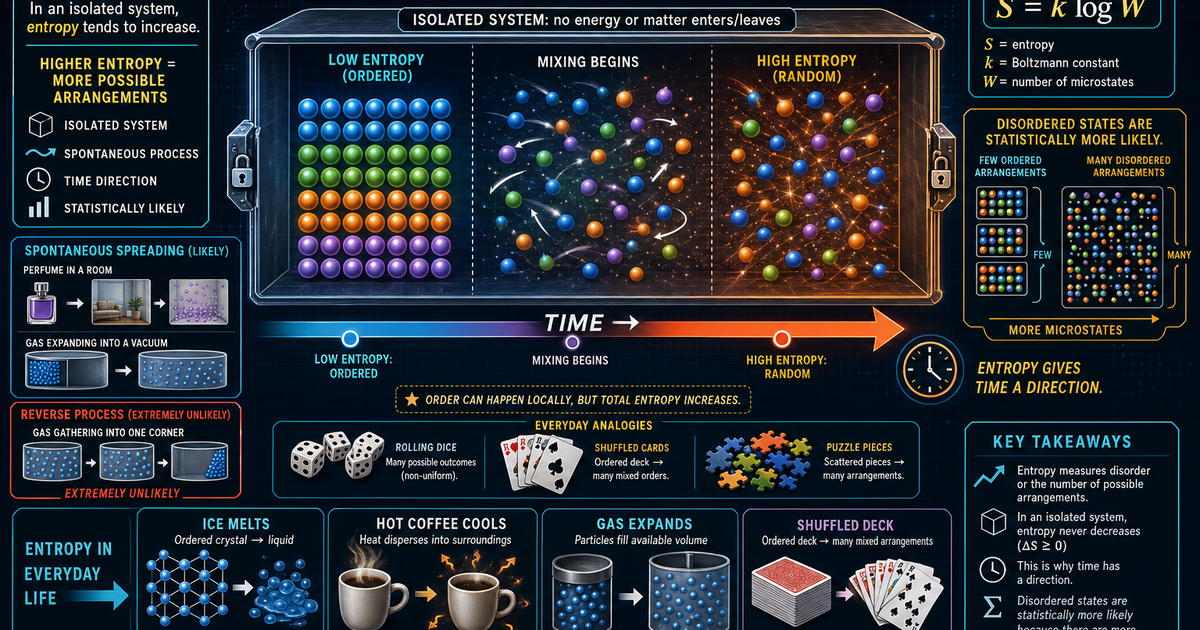 Physics: Entropy and Disorder Infographic | LivePhysics™