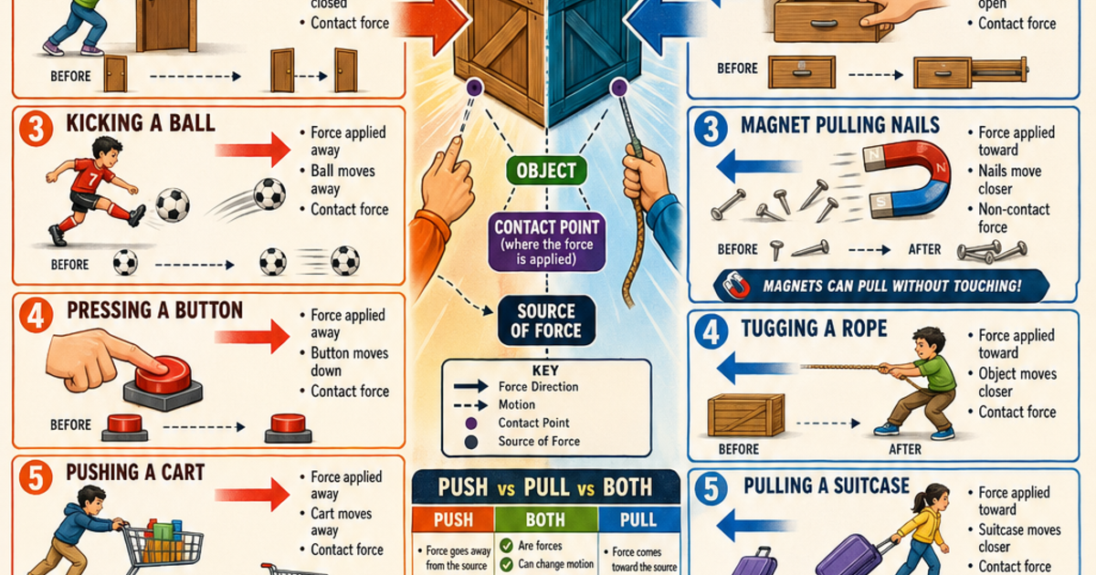 Push Vs Pull Engine Push vs Pull Infographic | LivePhysics™