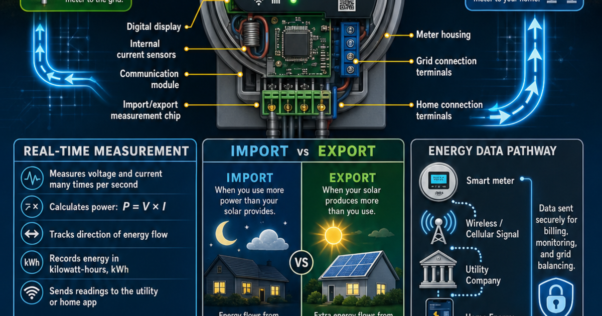 Renewable Energy Machines: Smart Energy Meters Infographic | LivePhysics™