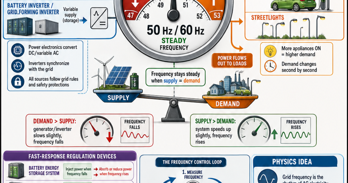 Renewable Energy Machines: Grid Frequency Regulation Infographic ...