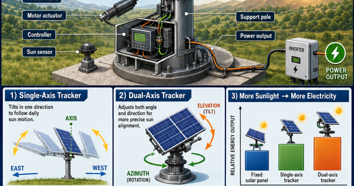 Renewable Energy Machines: Solar Tracking Systems Infographic ...