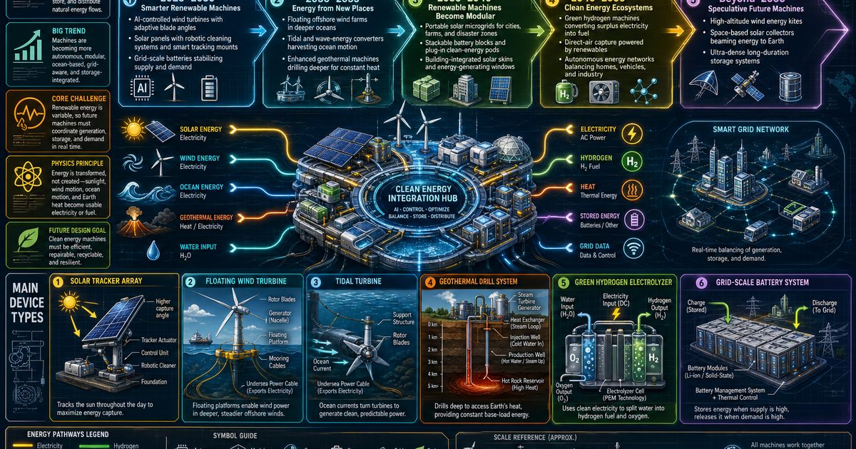 Renewable Energy Machines: The Future of Renewable Machines Infographic ...
