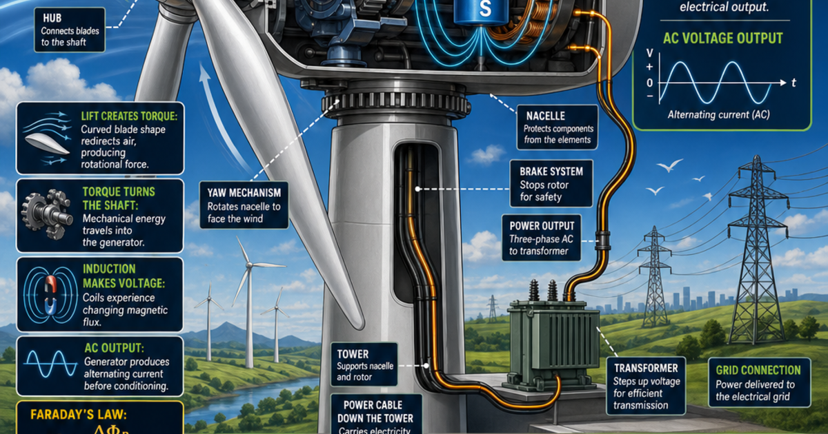 Renewable Energy Machines: The Wind Turbine Generator Infographic ...