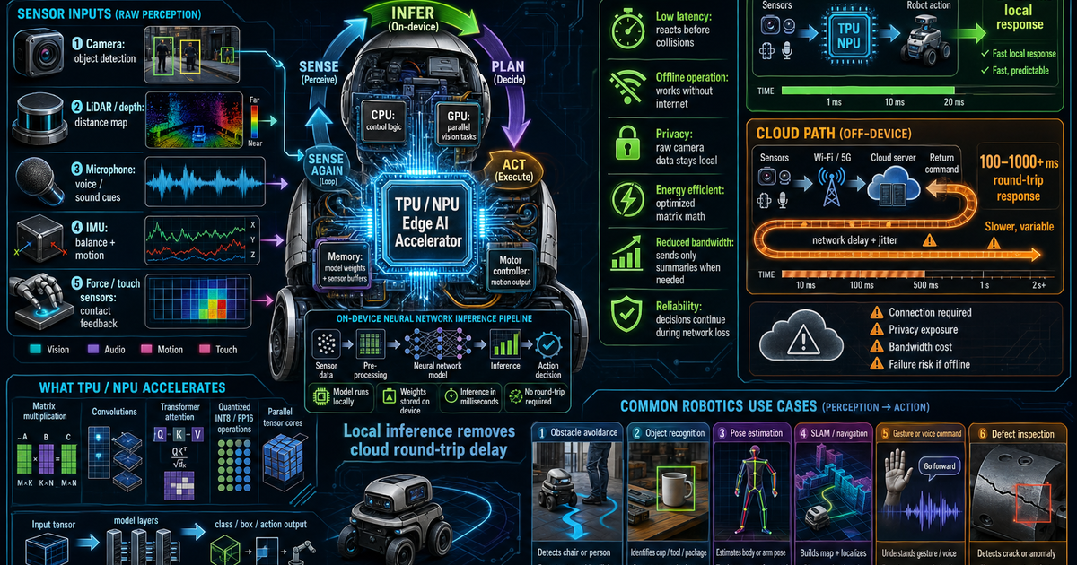 Robotics: Edge AI Accelerator Infographic | LivePhysics™