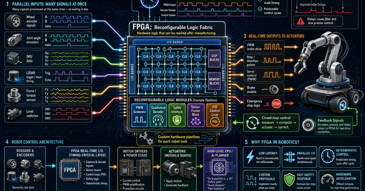 Robotics: FPGA in Robotics Infographic | LivePhysics™