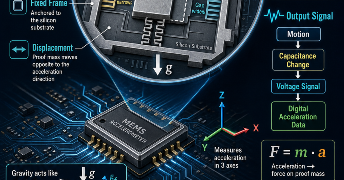 Mems Accelerometer Module Robotics: MEMS Accelerometer Infographic | LivePhysics™