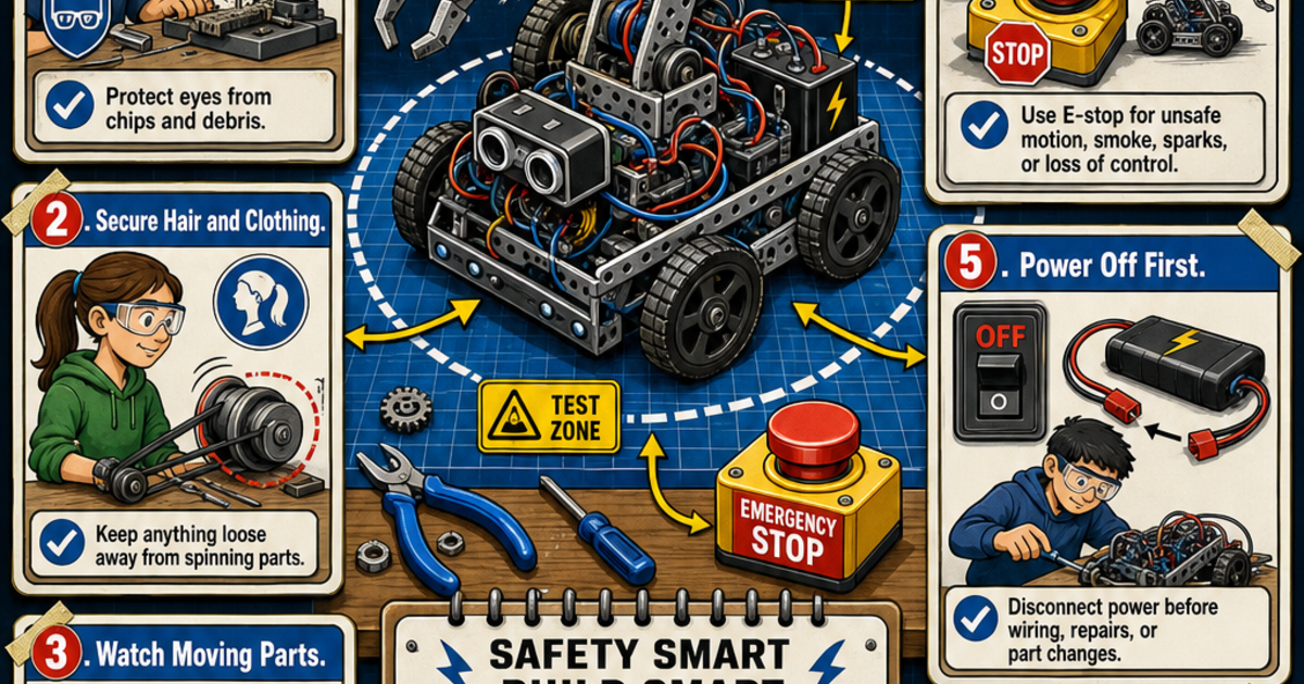 Rules Based Robot Robot Safety Rules Infographic | LivePhysics™