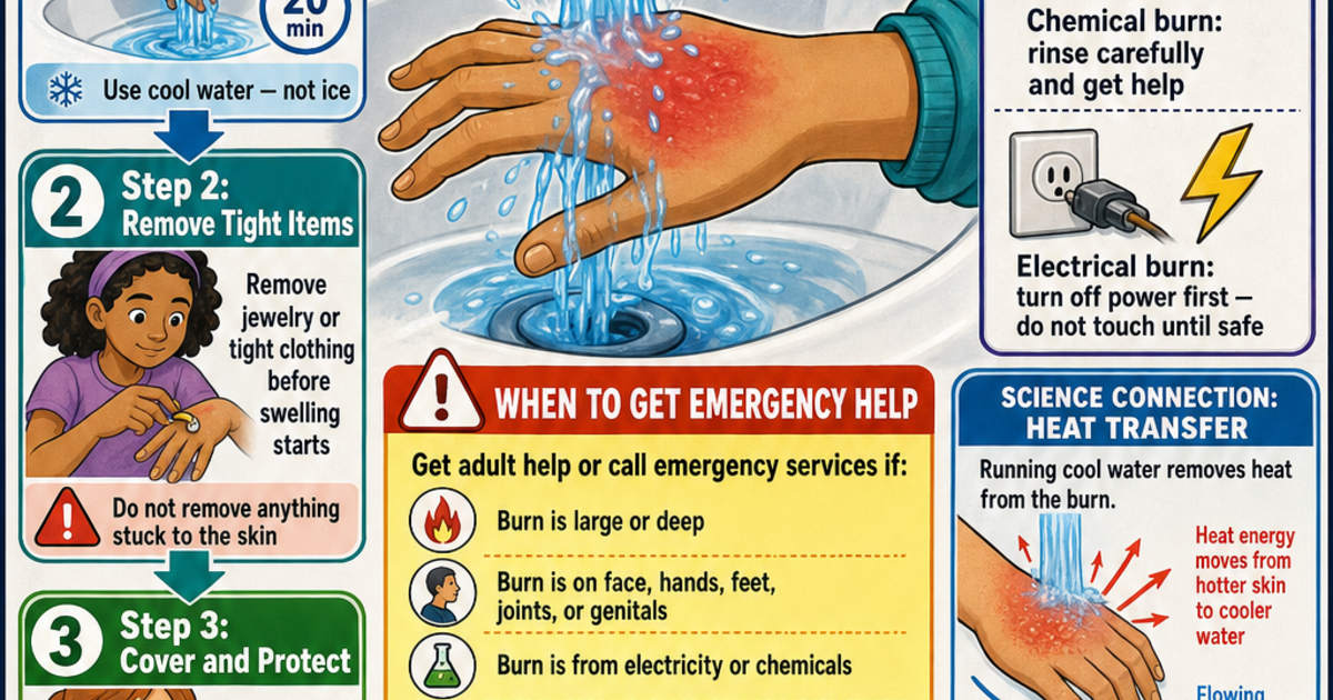 Safety & Emergency Preparedness: How to Treat a Burn Infographic ...