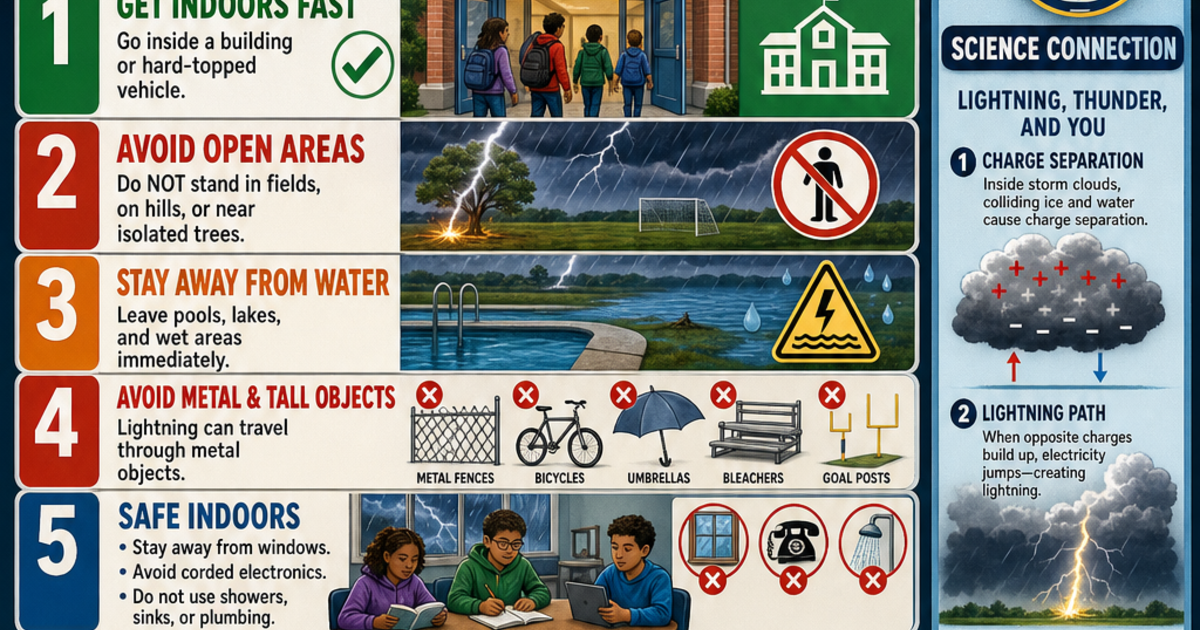 Safety & Emergency Preparedness: What to Do in a Thunderstorm ...