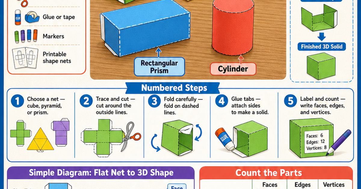 Build a 3D Geometric Shapes Model Infographic | LivePhysics™