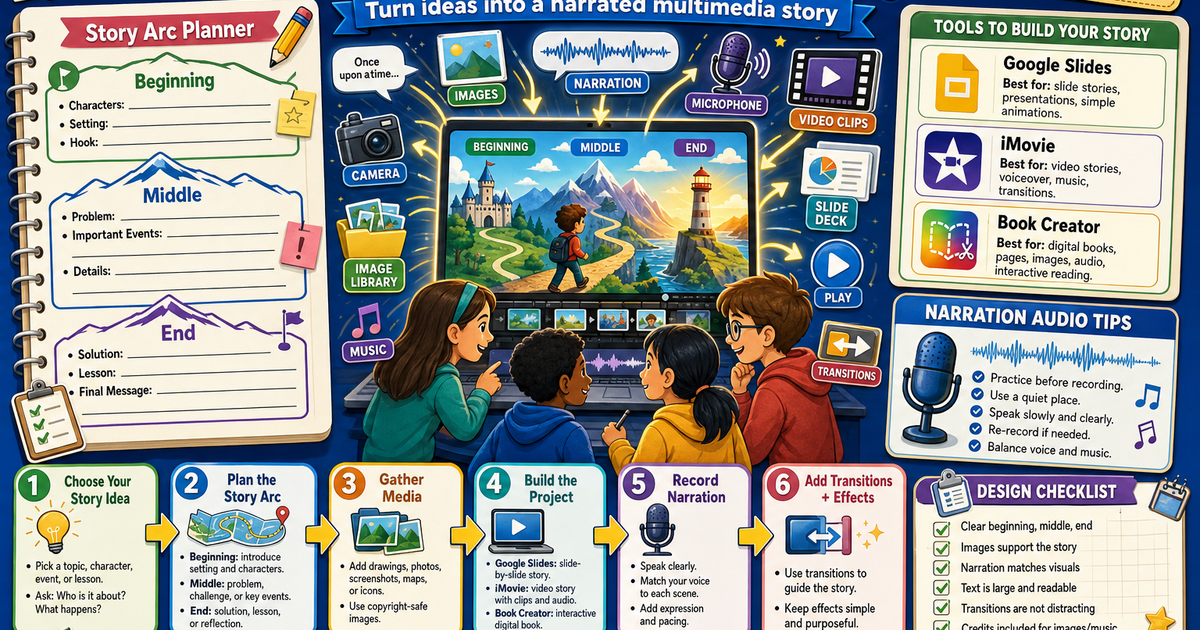 Build a Digital Storytelling Project Infographic | LivePhysics™