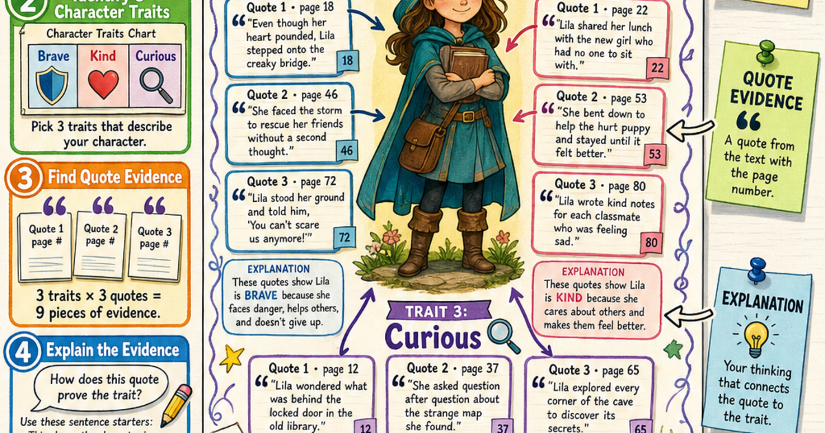 Character Study Project Examples Character Analysis Project Infographic | LivePhysics™