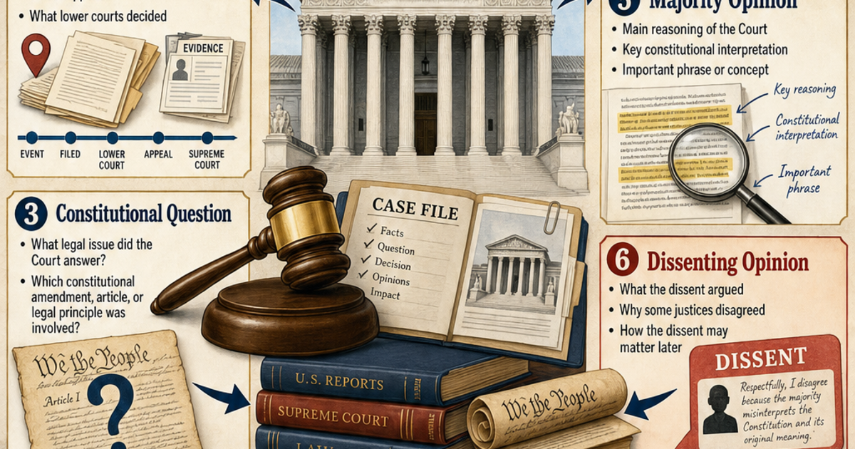 Supreme Court Case Study Project Infographic | LivePhysics™