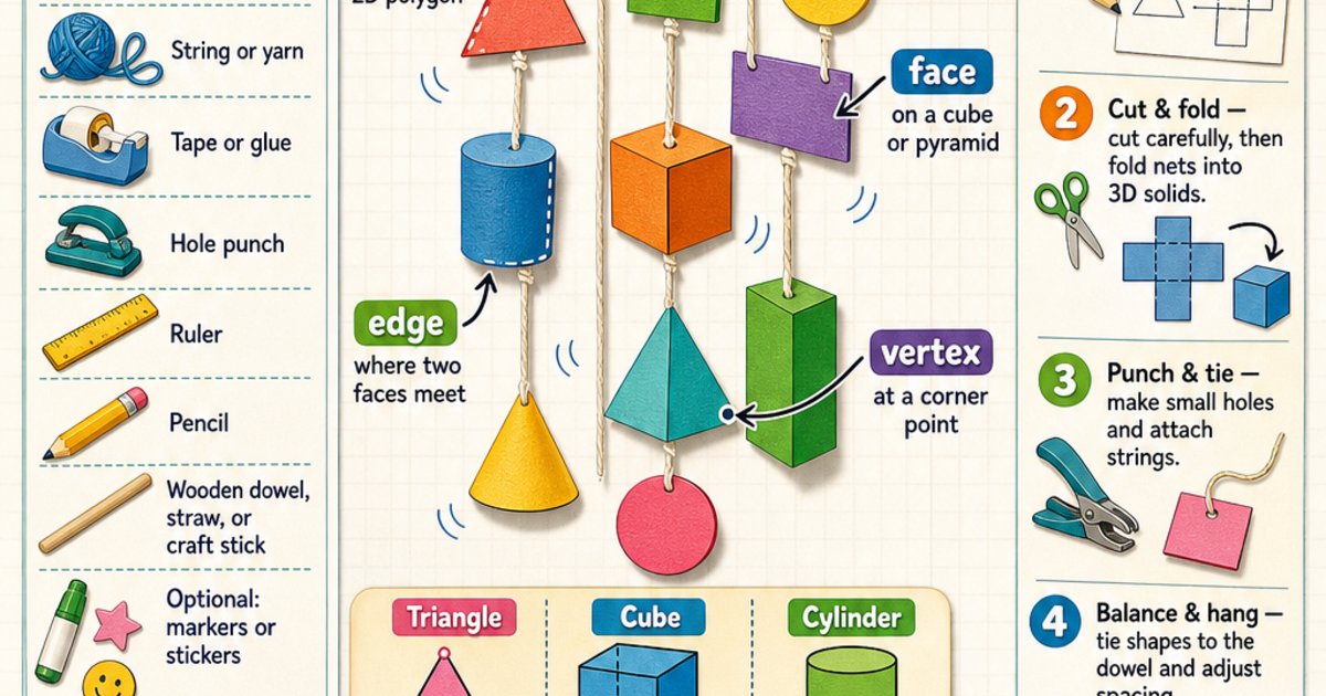 Create a Geometry Shape Mobile Infographic | LivePhysics™