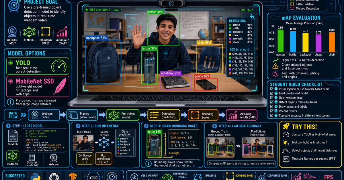 Computer Vision Object Detection Project Infographic | LivePhysics™