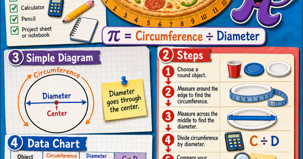 Math Project About Pi Design a Pi Day Project Infographic | LivePhysics™