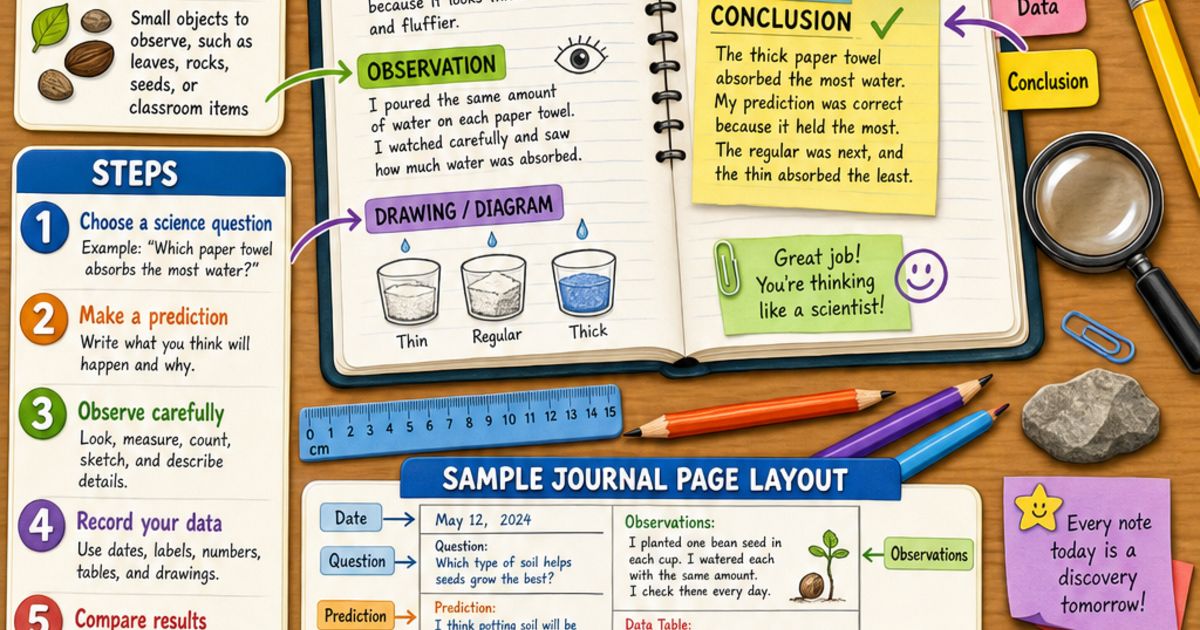 Design a Science Journal Project Infographic | LivePhysics™