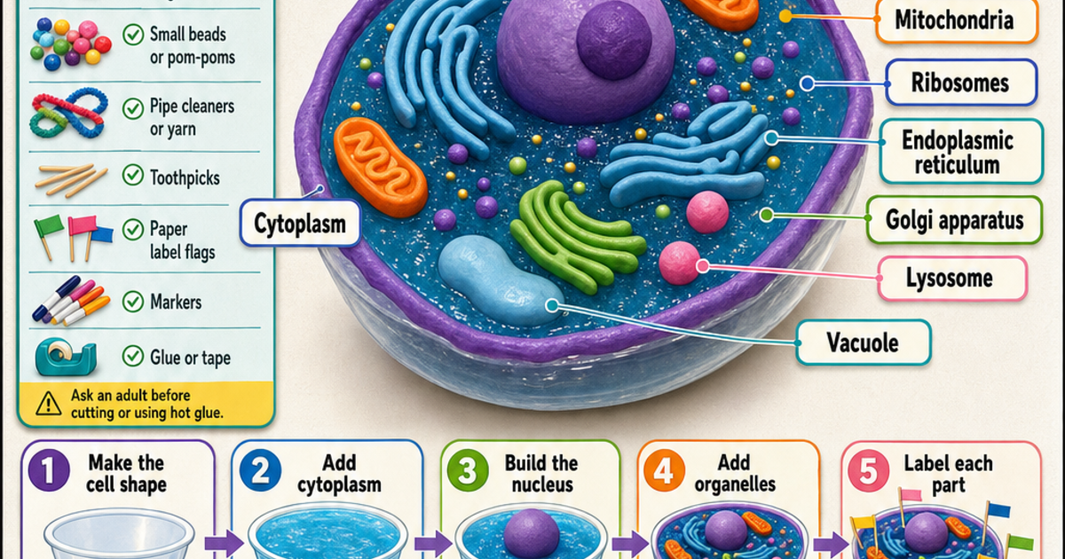Make an Animal Cell Model Infographic | LivePhysics™