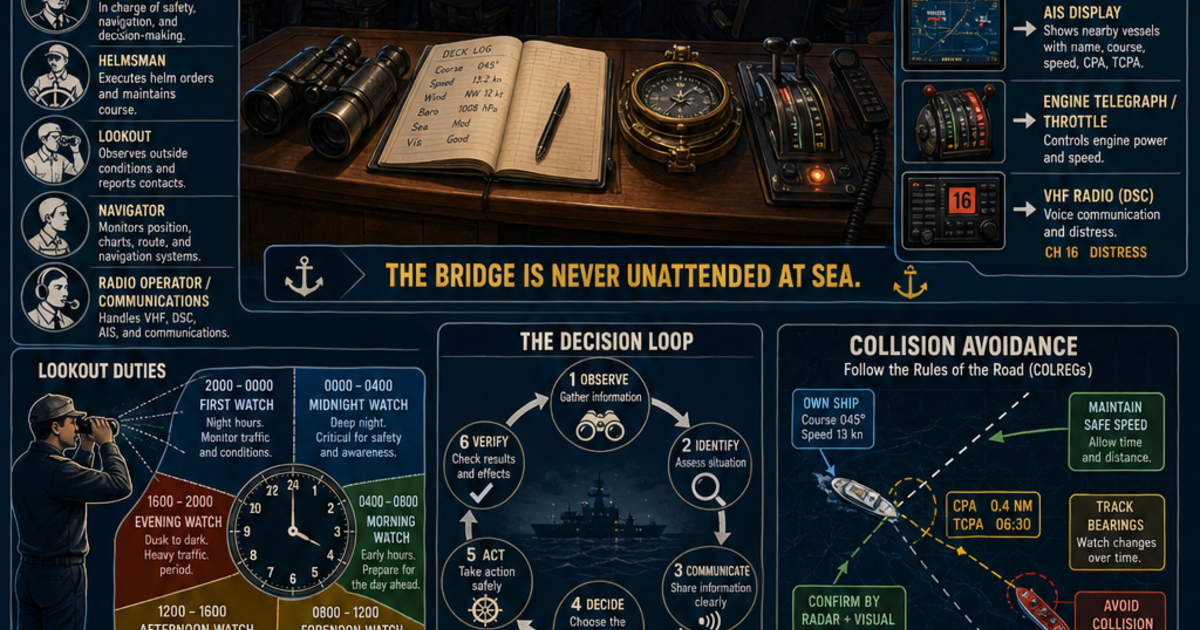 Ships and Submarines: The Bridge Watch Infographic | LivePhysics™