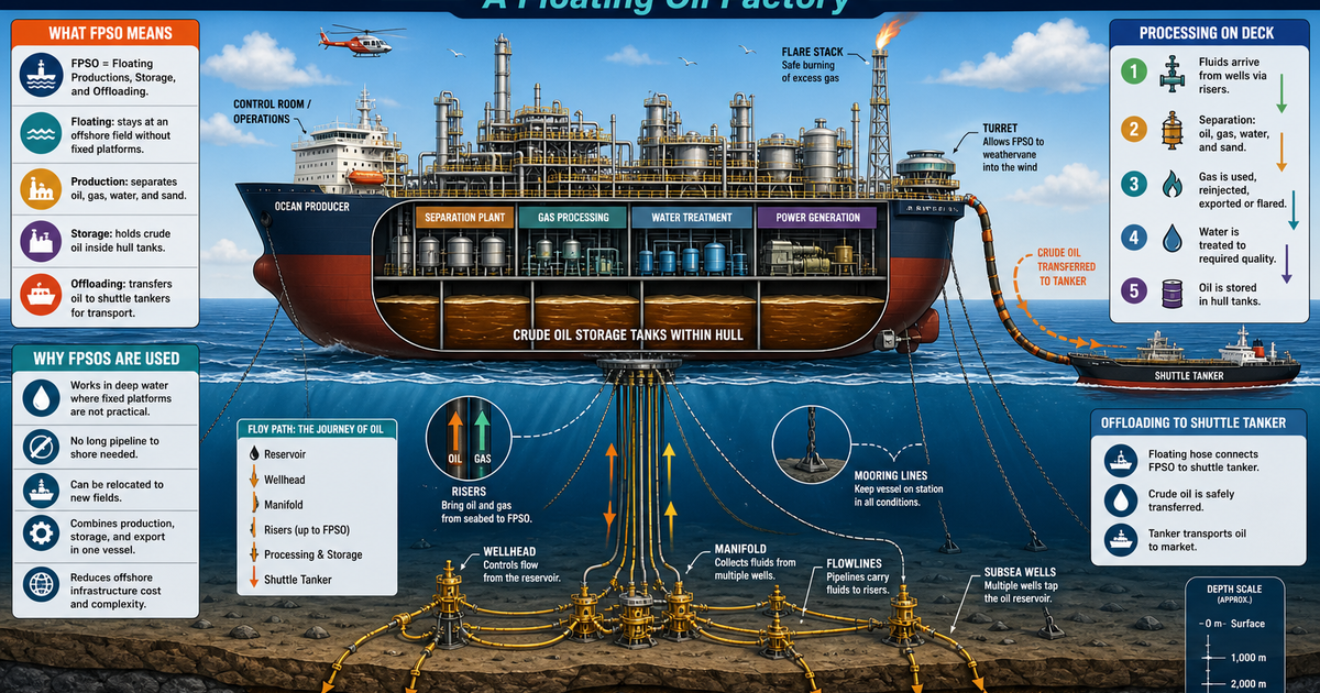 Ships and Submarines: The FPSO Infographic | LivePhysics™