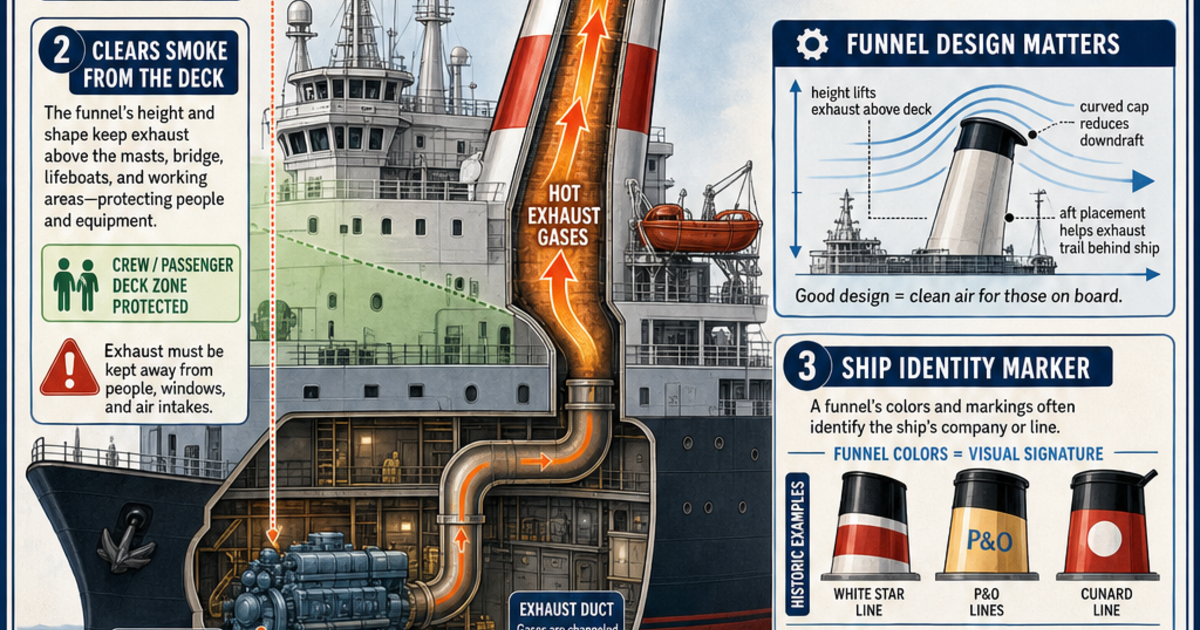 Ships and Submarines: The Ship's Funnel Infographic | LivePhysics™