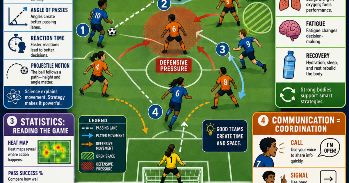 Sports Science: The Science of Team Strategy Infographic | LivePhysics™