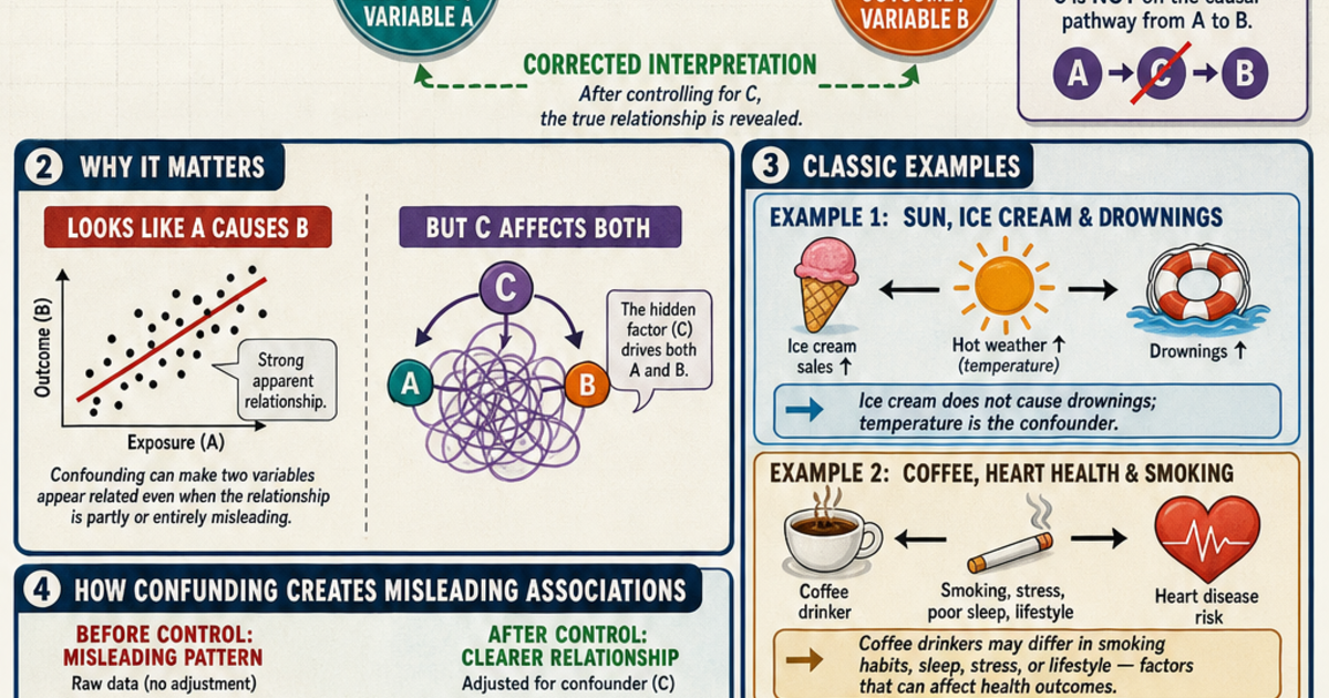 Statistics: Confounding Variables Infographic | LivePhysics™