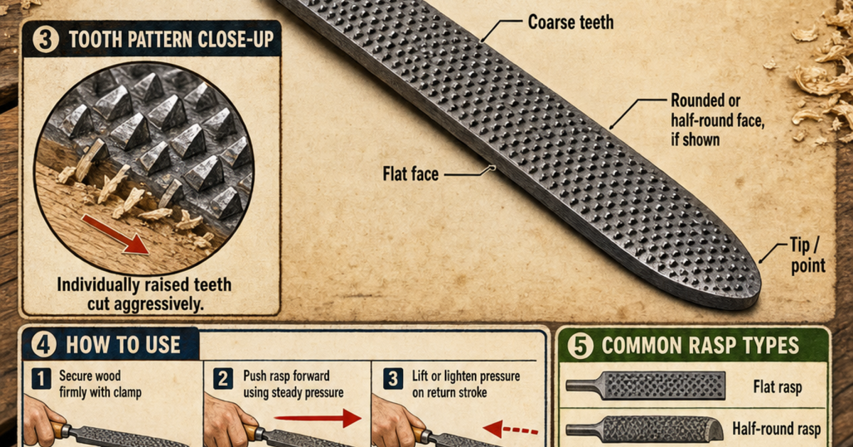 Powered Wood Rasp Tools & Workshop Machines: Wood Rasp Infographic | LivePhysics™