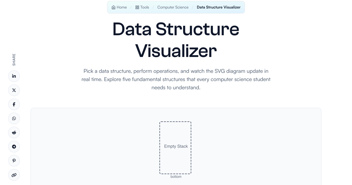 Data Structure Visualizer | LivePhysics™