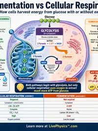 Biology: Fermentation vs Cellular Respiration