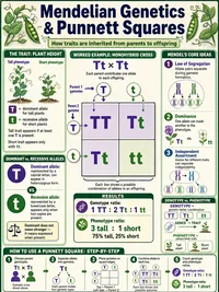 Biology: Mendelian Genetics and Punnett Squares