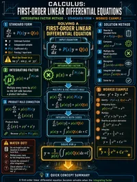 Calculus: First-Order Linear Differential Equations