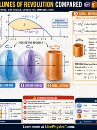 Calculus: Volumes of Revolution Compared