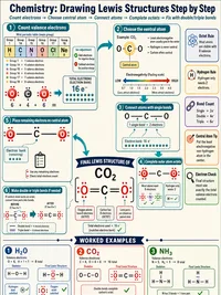 Chemistry: Drawing Lewis Structures Step by Step