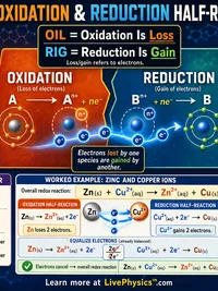 Chemistry: Oxidation and Reduction Half-Reactions