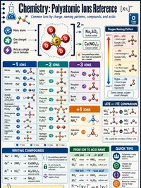 Chemistry: Polyatomic Ions Reference